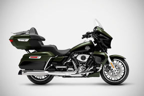 Zard Touring Slip Ons E5+, Chrome - 25+ Touring Slip-Ons Exhaust Zard