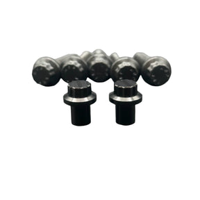 Bamco Motorsports 12 Point Valve Stem Caps Tire Valve Stem Cap Bamco Motorsports Flat Black