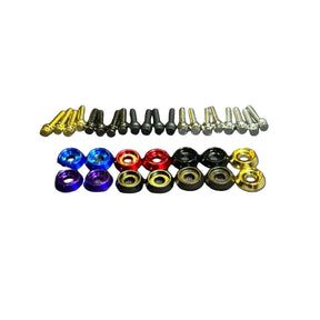 Bamco Motorsports ARP Windshield Bolt Kit - Road Glide 2024+ with Refreshed Windshield Windshield & Fairing Mount Kit Bamco Motorsports Stainless Steel No Washers