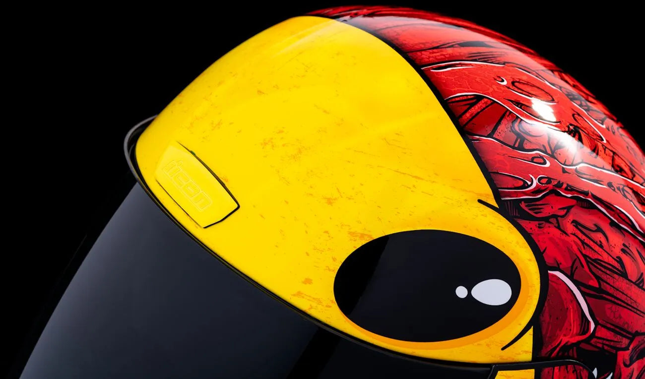 Airform Brozak, Red Full Face Helmet Icon