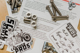 Retro Series V3 Hardware Kit - Dyna Saddlebag Hardware Leather Pros