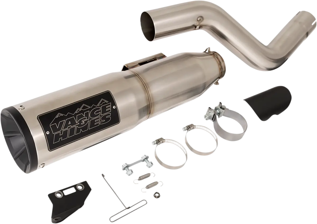 Adventure Hi-Output 450 - Pan America Slip-On Exhaust Vance & Hines