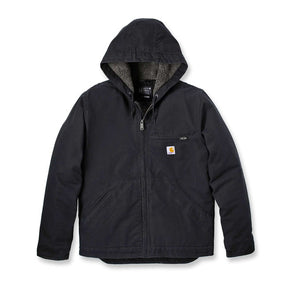 Carhartt Washed Duck Lined Jacket, Black Jackets Male Carhartt S
