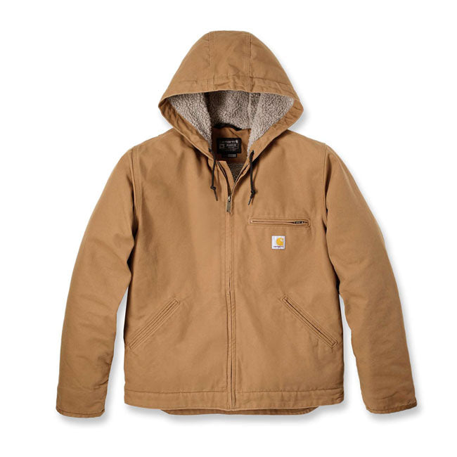 Carhartt Washed Duck Lined Jacket, Brown Jacket Carhartt