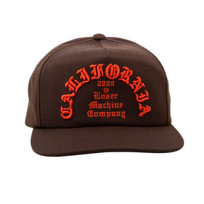 Loser Machine Fanatic Snapback Cap Brown Caps Loser Machine Company