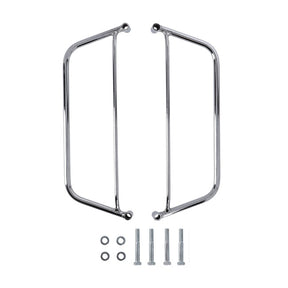 Long Ride, Saddlebag Holder. Chrome Saddlebags Mounts Longride