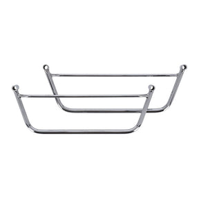 Long Ride, Saddlebag Holder. Chrome Saddlebags Mounts Longride