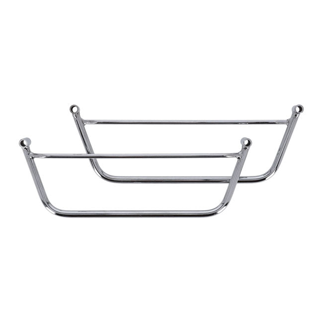 Long Ride, Saddlebag Holder. Chrome Saddlebags Mounts Longride