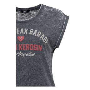 Queen Kerosin Heartbreak Garage T Shirt Black King Kerosin