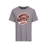 King Kerosin Bobber Garage T Shirt Steel Grey T-Shirt King Kerosin