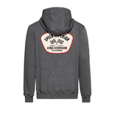 King Kerosin Speed King Zip Hoodie Steel Grey King Kerosin