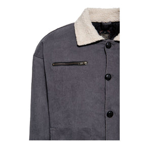 King Kerosin Kk Corduroy Jacket Steel Grey Jackets Male King Kerosin