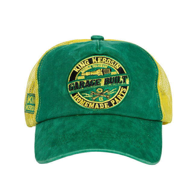 King Kerosin Garage Built Cap Green & Yellow King Kerosin Default Title