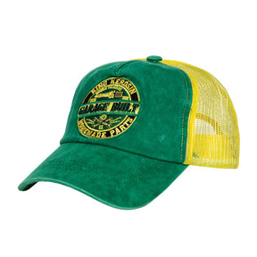King Kerosin Garage Built Cap Green & Yellow King Kerosin