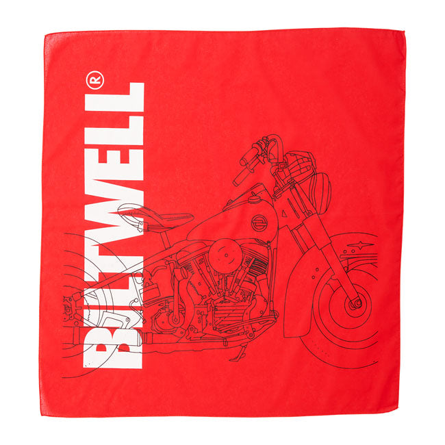 Biltwell Pan bandana red SCARFS Biltwell