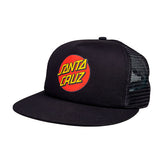 Santa Cruz Dot Mesh cap black/black CAPS Santa Cruz