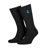 Santa Cruz Screaming Mini Hand socks black Socks Santa Cruz