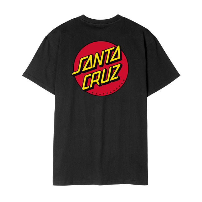 Santa Cruz Dot Chest t-shirt black T-SHIRTS Santa Cruz