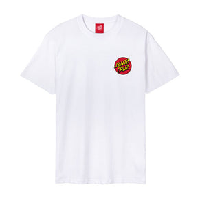 Santa Cruz Dot Chest t-shirt white T-SHIRTS Santa Cruz