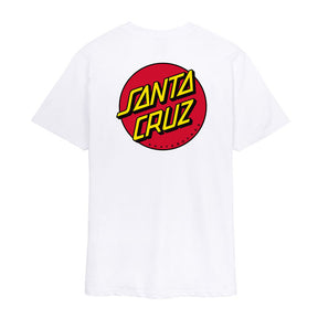 Santa Cruz Dot Chest t-shirt white T-SHIRTS Santa Cruz