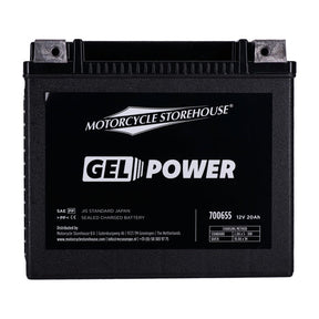 Mcs, Nano Series Sealed Gel Battery. 12 V, 20 Ah, 360cca Batteries Mcs