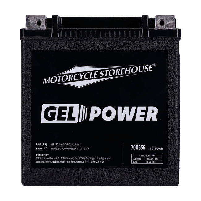 Mcs, Nano Series Sealed Gel Battery. 12 V, 30 Ah, 416 Cca Batteries Mcs