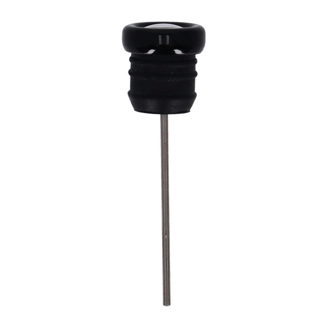 Oil tank dipstick with temperature gauge. Black w/white face OIL TANKS DIPSTICKS Mcs