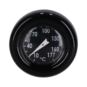 Oil tank dipstick with temperature gauge. Black w/black face OIL TANKS DIPSTICKS Mcs