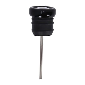 Oil tank dipstick with temperature gauge. Black w/black face OIL TANKS DIPSTICKS Mcs