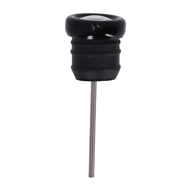 Oil tank dipstick with temperature gauge. Black w/black face OIL TANKS DIPSTICKS Mcs