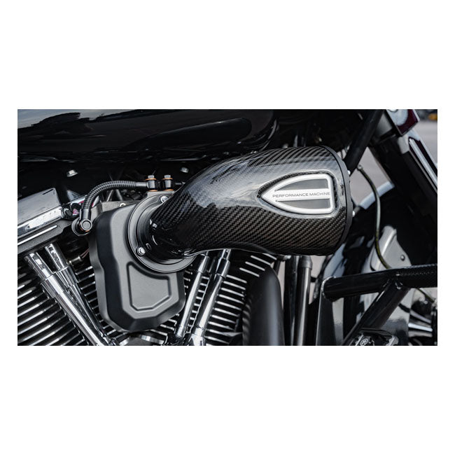 Performance Machine (Pm) Air Cleaner C4 Series Carbon Fiber Black Ops Touring 2024+ Air Cleaner Performance Machine