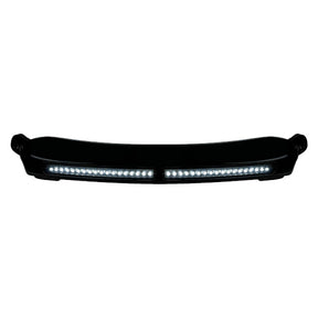 Custom Dynamics Lights Led Windshield Trim, Gloss Black - 15+ Touring Light Strips Led Custom Dynamics