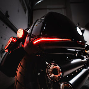 Custom Dynamics Led Saddlebag Light, Smoked Lens - 22-24 Softail Light Strips Led Custom Dynamics
