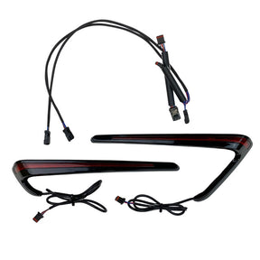 Custom Dynamics Led Saddlebag Light, Smoked Lens - 22-24 Softail Light Strips Led Custom Dynamics