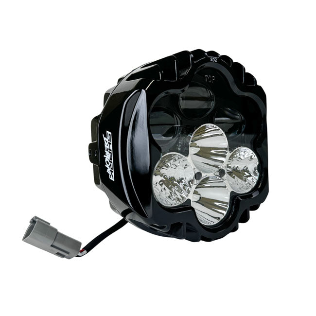 Custom Dynamics Ece Compliant Shark Demon Whit Headlamp Kits Custom Dynamics