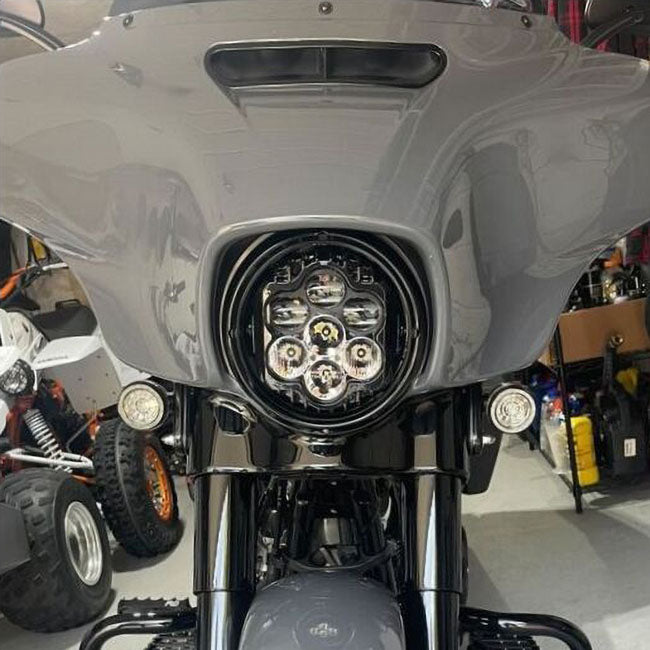 Custom Dynamics Ece Compliant Shark Demon Whit Headlamp Kits Custom Dynamics