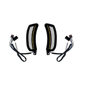 Custom Dynamics Fairing Vent Lights, Amber/White - 22+ Softail FXLRST & FXRST Turn Signals Fairing Custom Dynamics