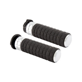 Arlen Ness SpeedLiner Grips, Chrome - 24+ Touring Grips Arlen Ness