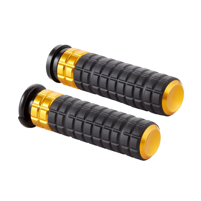 Arlen Ness SpeedLiner Grips, Gold - 24+ Touring Grips Arlen Ness