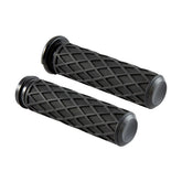 Arlen Ness Diamond Grips, Black - 24+ Touring Grips Arlen Ness