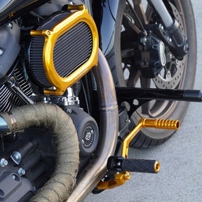 Arlen Ness Diamond Footpegs, Gold - 18+ Softail (Front) Footpegs Arlen Ness
