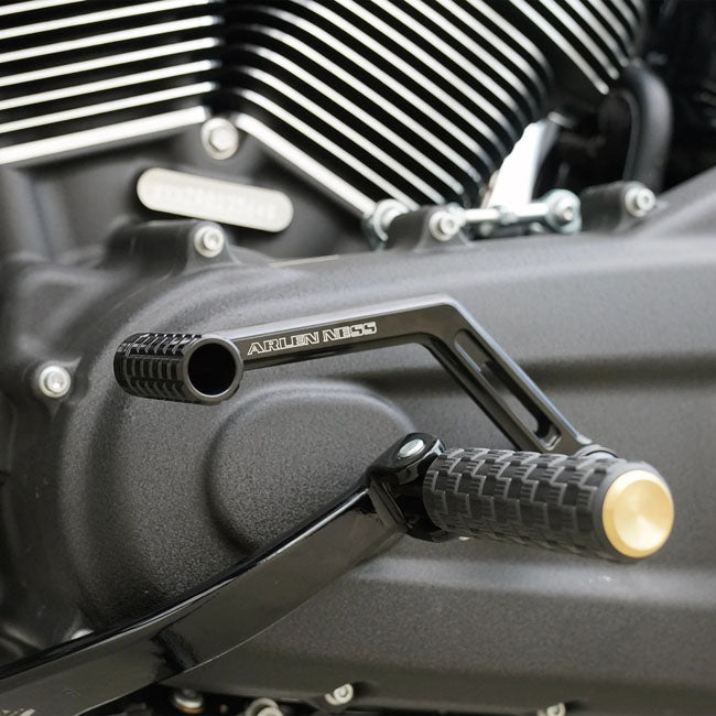 Arlen Ness Speedliner Shifter Arm, Black - 18+ Softail Shift Arms Arlen Ness