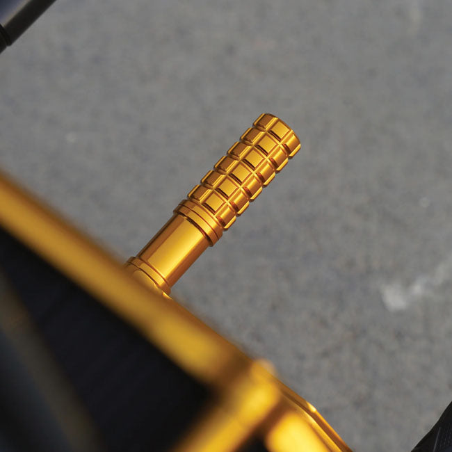 Arlen Ness Speedliner Brake Arm, Gold - 18+ Softail Brake Pedals Arlen Ness