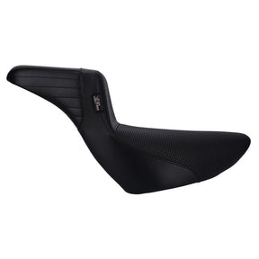 Le Pera Kickflip Daddy Long Legs Basket Weave Seat - 18+ Softail (Low Rider) Seat Le Pera