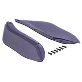 Fairing Deflector Set. Dark Smoke Fairing Accents Mcs