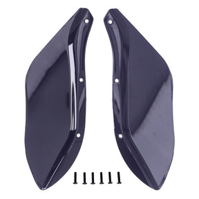 Fairing Deflector Set. Dark Smoke Fairing Accents Mcs