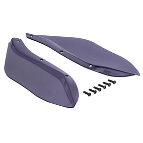 Fairing Deflector Set. Dark Smoke Fairing Accents Mcs