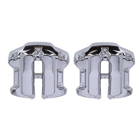 M8 Rocker Box Cover Set. Chrome Rocker Covers Mcs