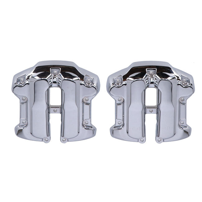 M8 Rocker Box Cover Set. Chrome Rocker Covers Mcs