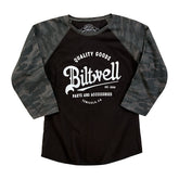 Biltwell Script baseball female shirt T-SHIRTS Biltwell